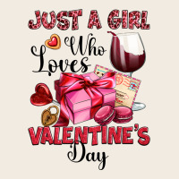Just A Girl Who Loves Valentine's Day Premium Sweatshirt | Teevron