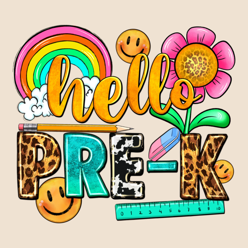 Hello Pre K Urban Heavy Tee by NancyCooperArtShop | Teevron
