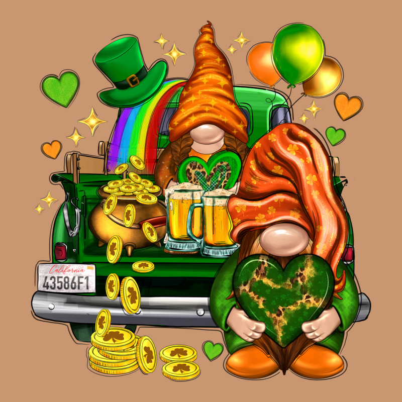 St. Patrick's Day Gnomies With Heart Heavyweight Hoodie by HowdyJamesFarm | Teevron