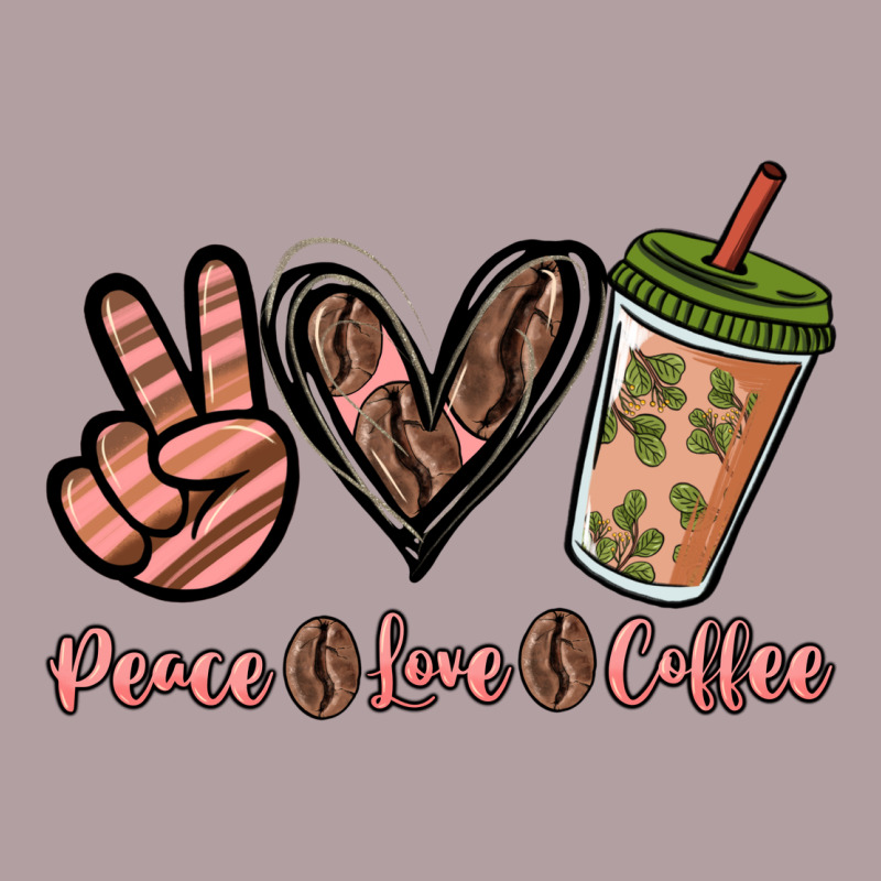 Peace Love Coffee Vintage Hoodie by NancyCooperArtShop | Teevron