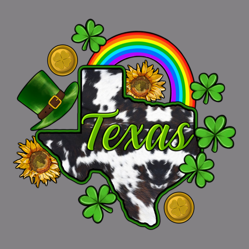 Texas Map St. Patrick's Heavyweight Hoodie by CowGirlArtShop | Teevron