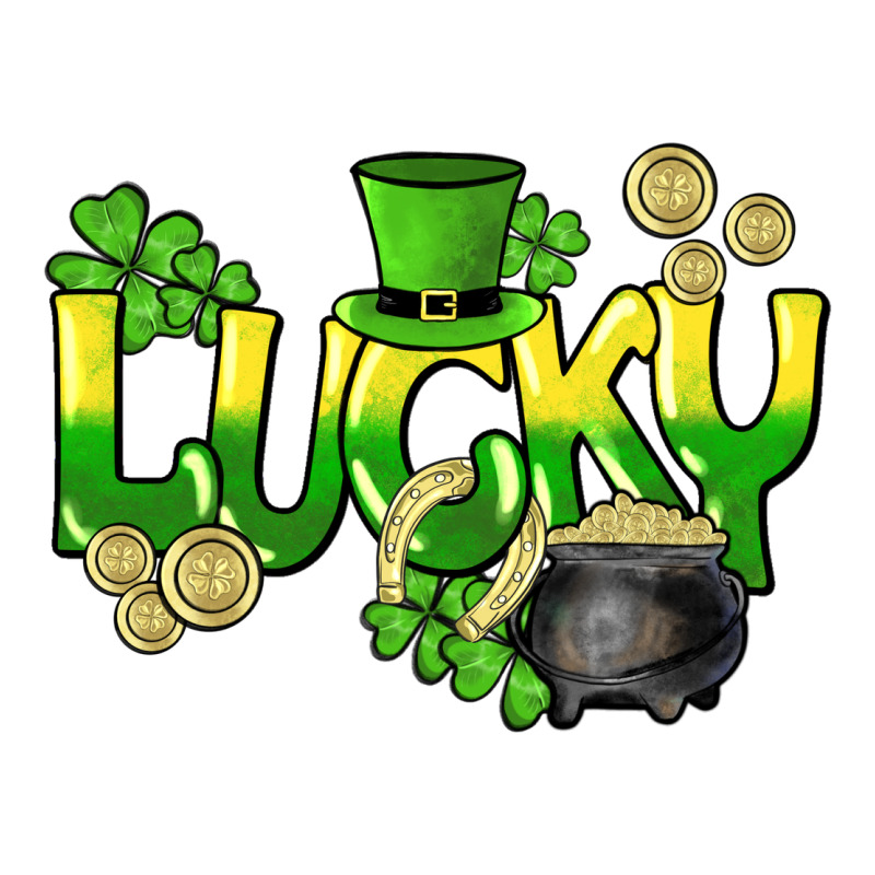 Lucky St. Patrick's Day Heavyweight Hoodie by HowdyJamesFarm | Teevron