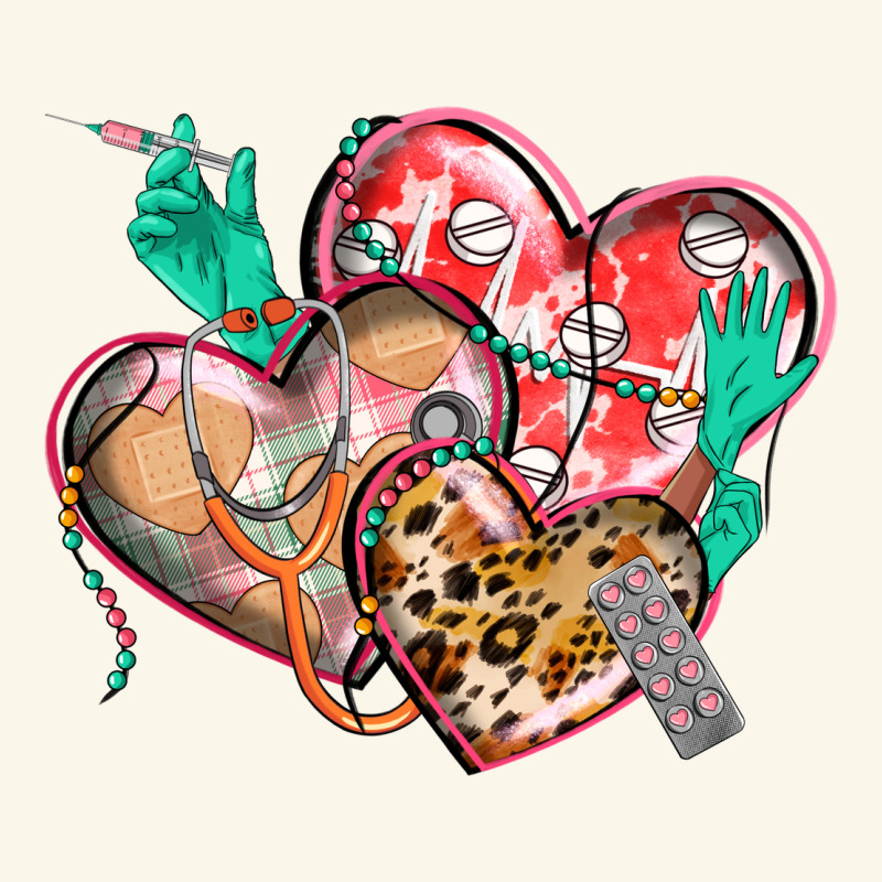 Nurse Hearts Premium Hoodie by CowGirlArtShop | Teevron