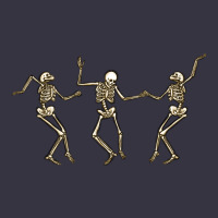 Dancing Skeletons Vintage Hoodie | Teevron