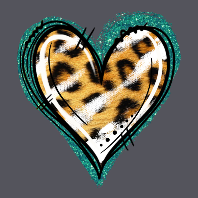Glitter Leopard Heart Vintage Hoodie by Jasminsmagicworld | Teevron