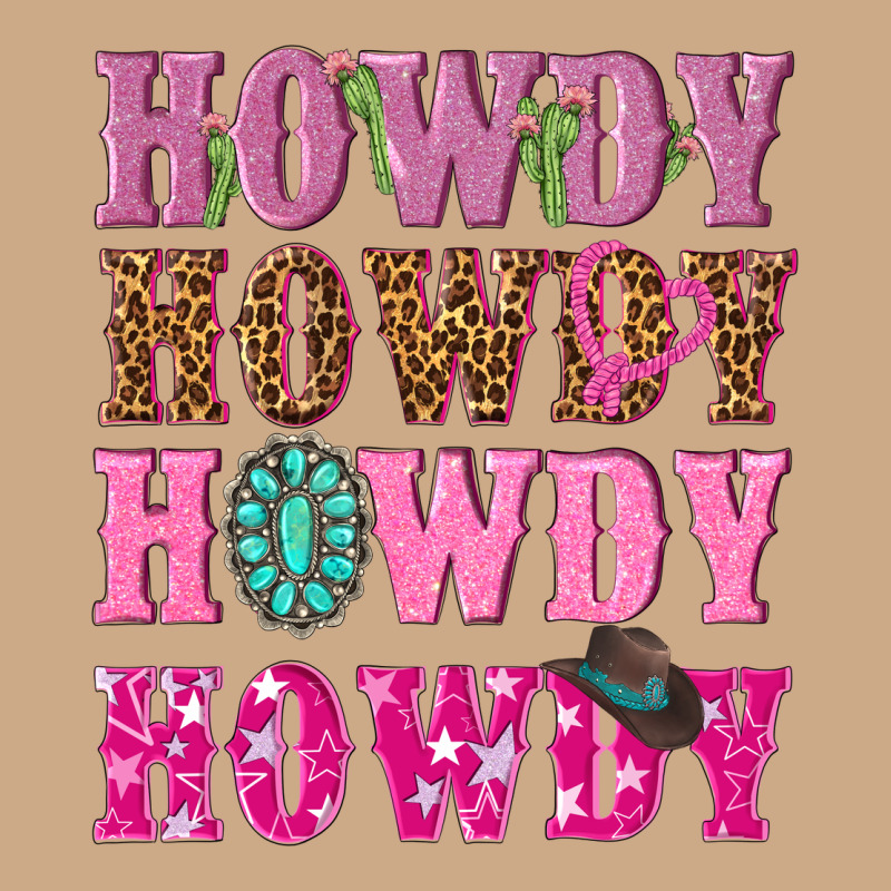 Pink Howdy Howdy Howdy Vintage Hoodie by NancyCooperArtShop | Teevron