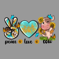 Peace Love Cute Cow Vintage Hoodie | Teevron