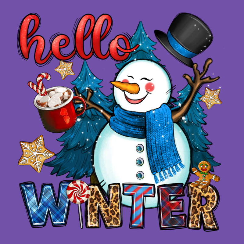 Hello Winter Premium Sweatshirt by OliviaCreatesArt | Teevron