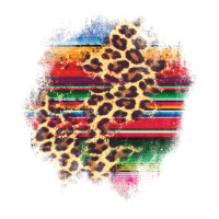Serape Leopard Patch Premium Tee | Teevron