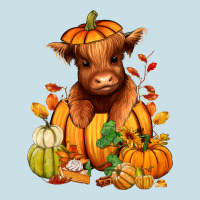 Fall Autumn Heifer Pumpkin Ladies Tee | Teevron