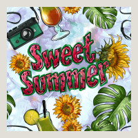 Sweet Summer Seamless Pattern Heavy Core Tee | Teevron