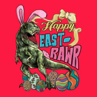 Happy Easter Day T-rex Zipper Hoodie | Teevron