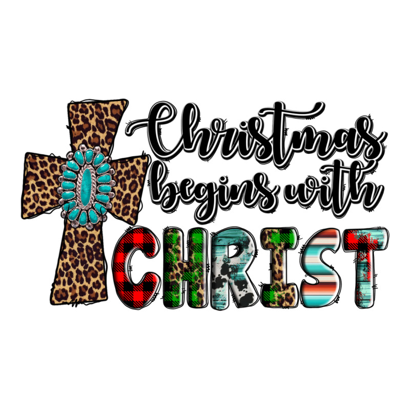 Christmas Begins With Christ Premium Tee by AdoDesignShop | Teevron