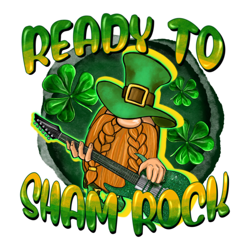 Ready To Sham Rock St. Patrick's Day Heavyweight Hoodie by CowGirlArtShop | Teevron