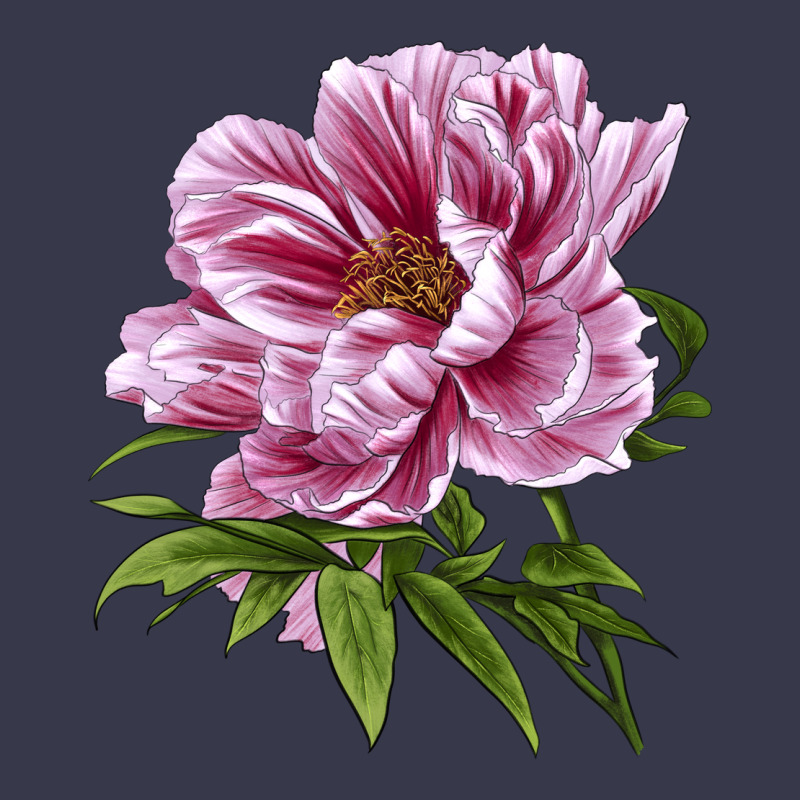 Peony Flower Illustrations Long Sleeve Tee by LillyAllenDesigns | Teevron