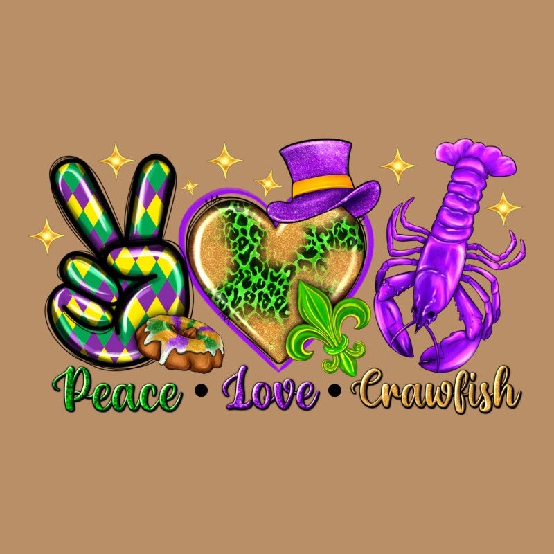 Peace Love Crawfish Vintage Hoodie by NancyCooperArtShop | Teevron