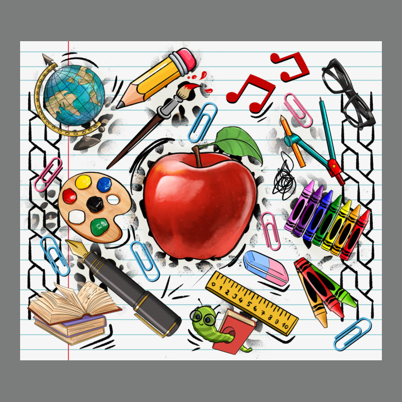 School Elements Tumbler Premium Hoodie by CowGirlArtShop | Teevron
