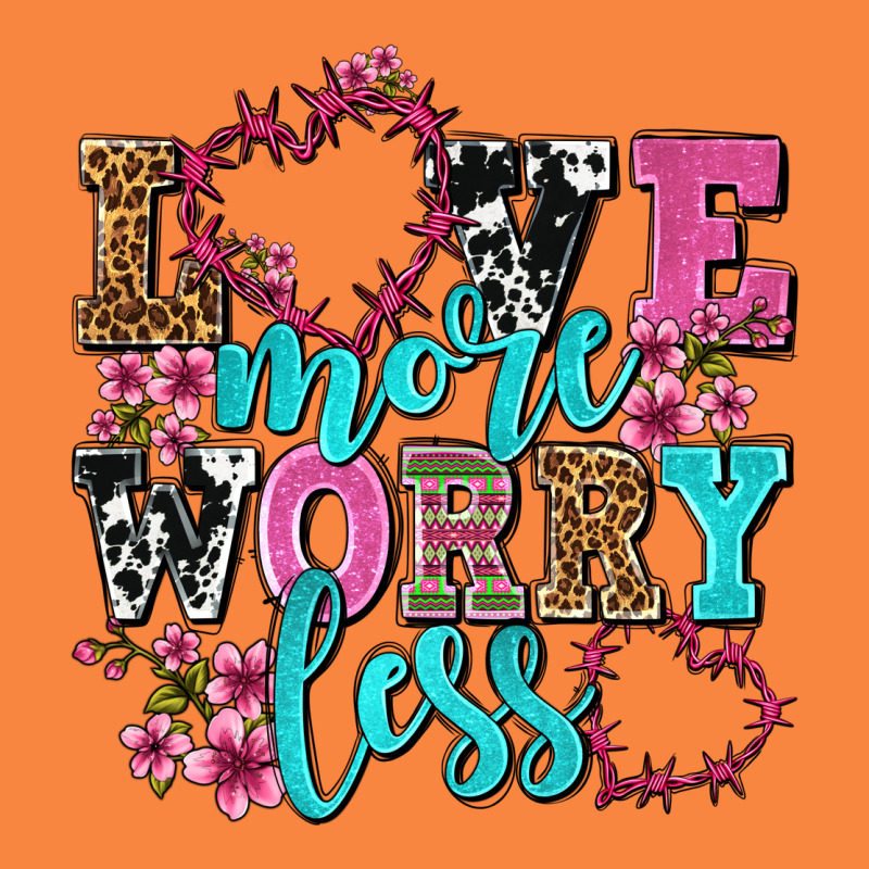 Love More Worry Less Olivia Premium Sweatshirt by OliviaCreatesArt | Teevron