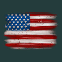 American Flag Distressed Background Classic Tee | Teevron