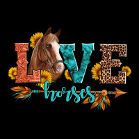 Love Horses  Leather Turquoise Leopard Premium Tee | Teevron