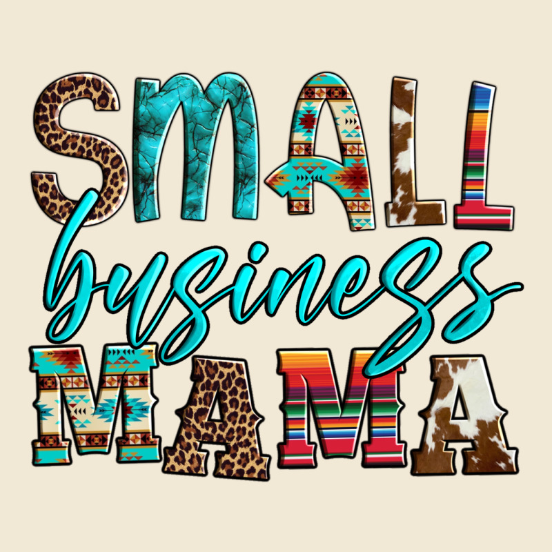 Small Business Mama Leopard Turquoise Aztec Serape Cowhide Premium Tee by Artiststas | Teevron