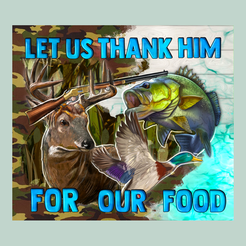 Let Us Thank Hım For Our Food Zipper Hoodie by TumblerDesignByShophia | Teevron