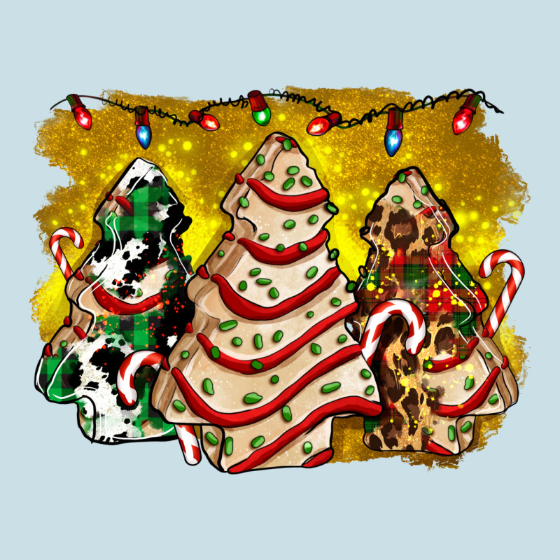 Christmas Tree Cake And Christmas Pattern Ado Ladies Tee by AdoDesignShop | Teevron