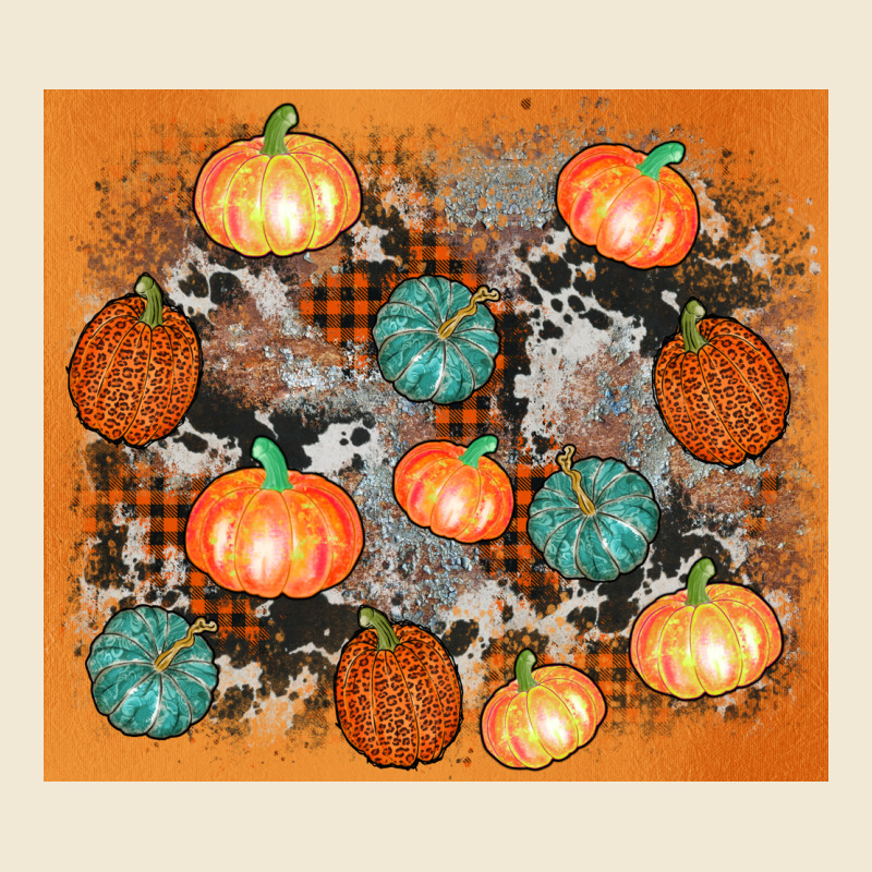 Cowhide Pumpkin Premium Tee by AdoDesignShop | Teevron