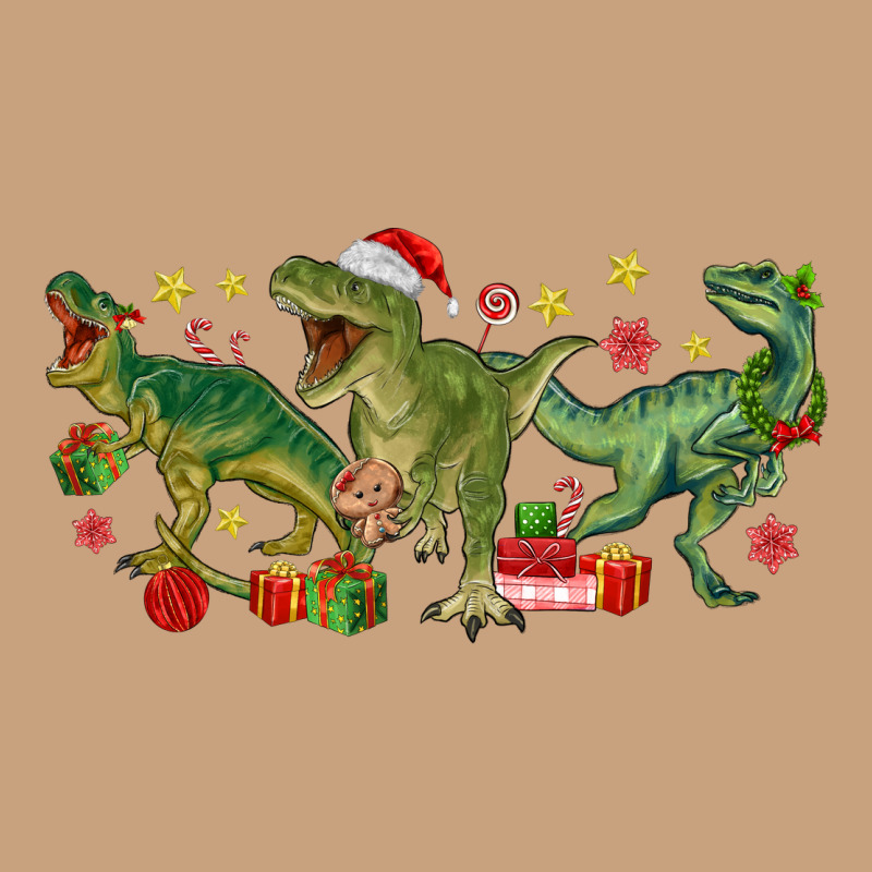 Christmas Dinosaurs Vintage Tee by MaliasSmallBusiness | Teevron