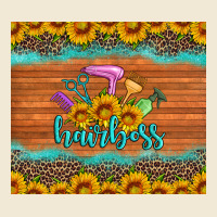 Hairboss 200z Skinny Sunflowers Leopard Hairdresser Premium Tee | Teevron