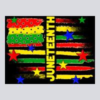 Juneteenth American Flag Zipper Hoodie | Teevron