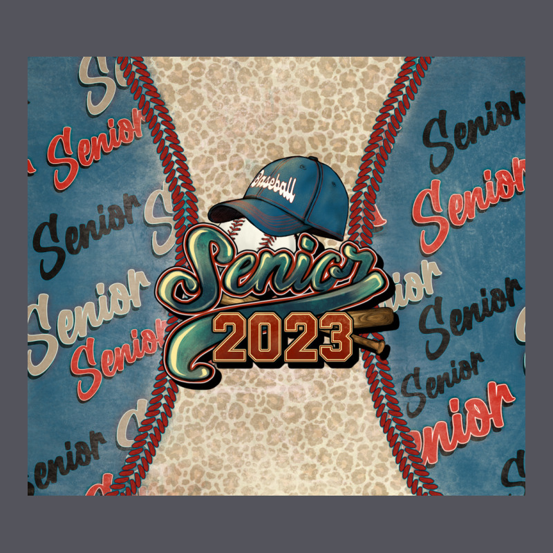 Senior Baseball 2023 Vintage Hoodie by NancyCooperArtShop | Teevron