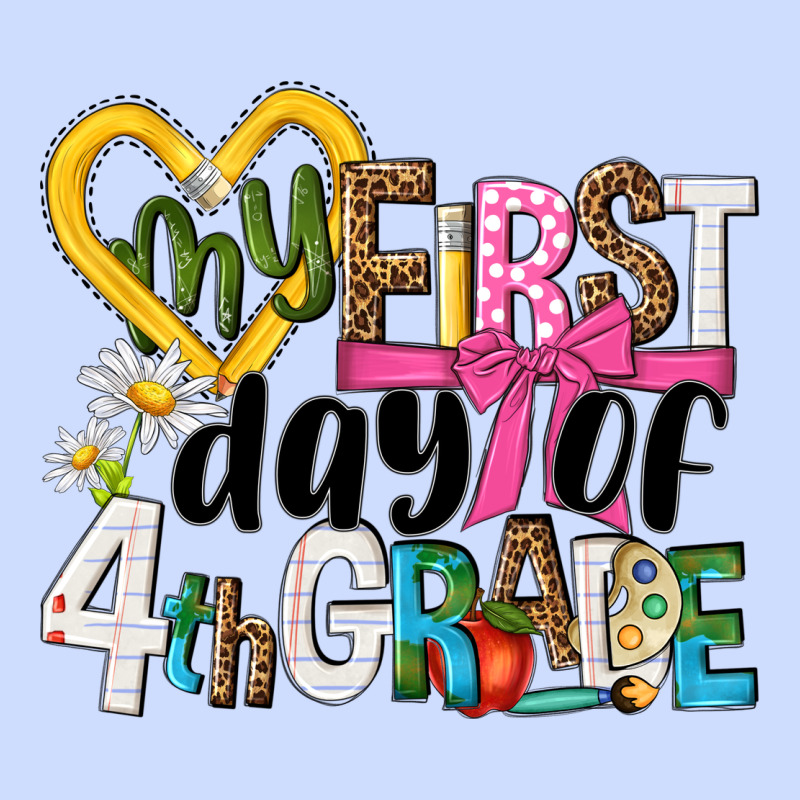 My First Day Of 4th Grade Urban Heavy Tee by NancyCooperArtShop | Teevron