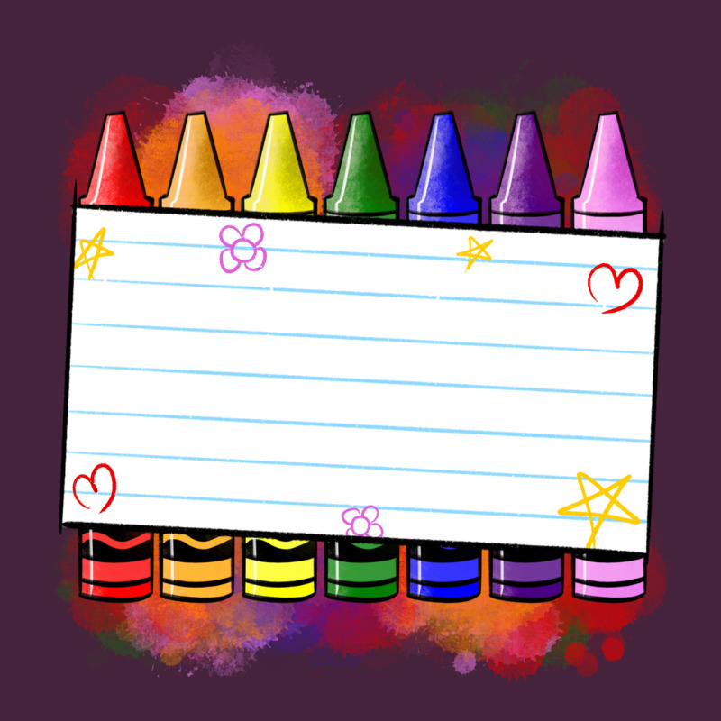 Crayons Add Your Text Classic Tee by NancyCooperArtShop | Teevron