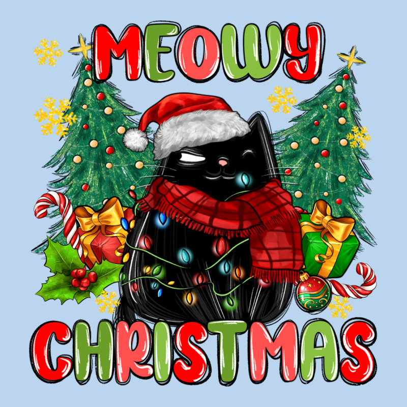 Meowy Christmas Black Cat Classic Tee by MaliasSmallBusiness | Teevron