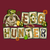 Egg Hunter With Plate Letters Easter Day Zipper Hoodie | Teevron