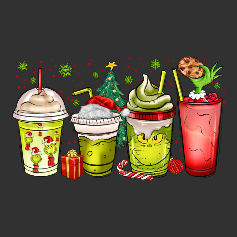 Christmas Characters Coffee Cups Urban Heavy Tee by MaliasSmallBusiness | Teevron
