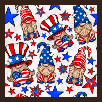 4th Of July Patriotic Gnome Seamless Pattern Heavy Core Tee | Teevron