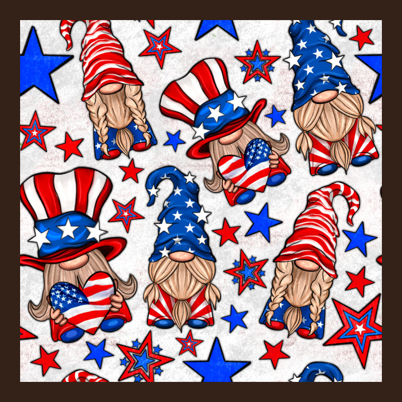 4th Of July Patriotic Gnome Seamless Pattern Heavy Core Tee by BundleAndBundleShop | Teevron