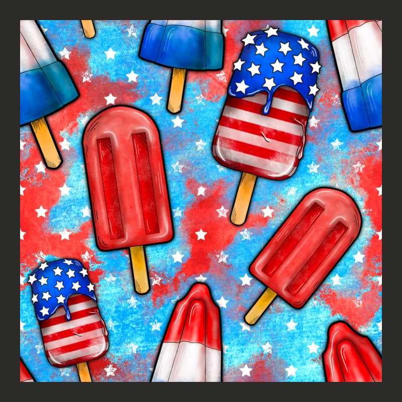 4th Of July Popsicle Seamless Pattern Heavy Core Tee by BundleAndBundleShop | Teevron