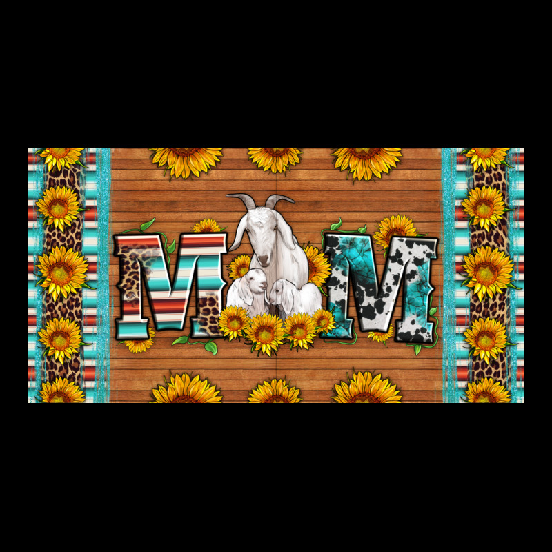 Mom Goat Sunflowers License Plate Premium Tee by Artiststas | Teevron
