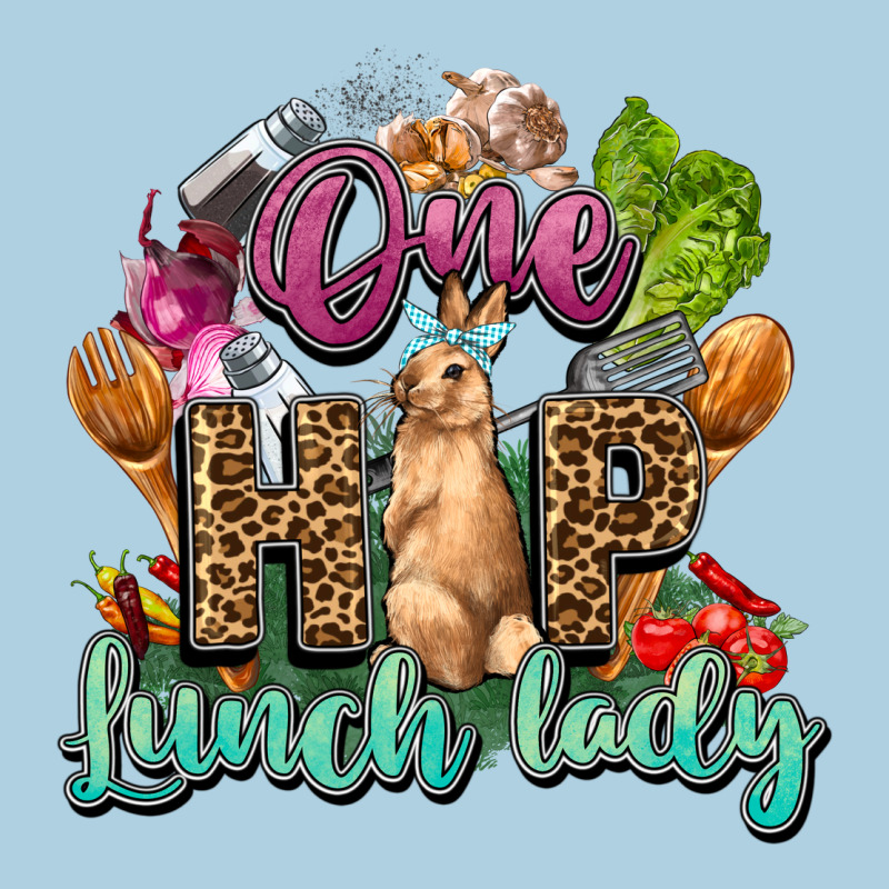One Hip Lunch Lady Easter Day Premium Hoodie by HowdyJamesFarm | Teevron