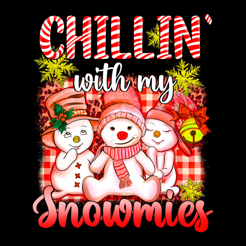 Chillin  With My Red Snowmies Ladies Tee by AdoDesignShop | Teevron