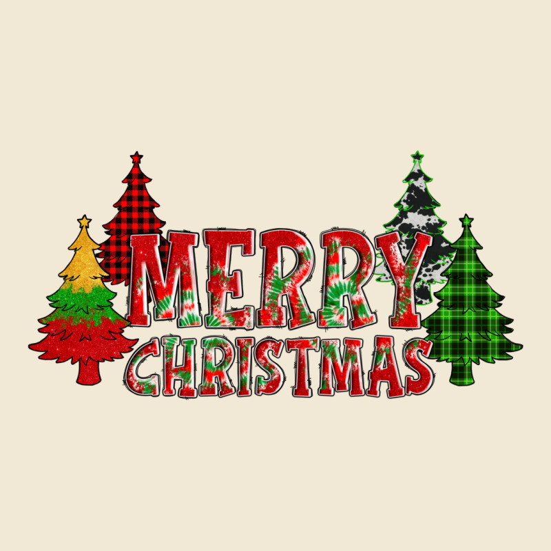 Merry Christmas Glitter Plaid Trees Premium Tee by AdoDesignShop | Teevron