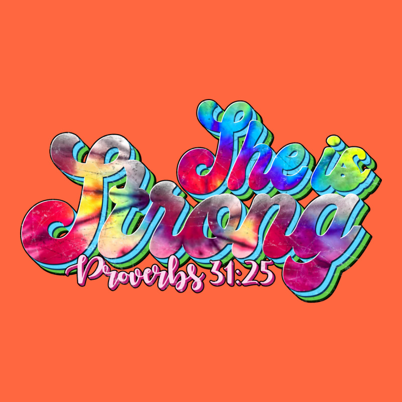 She Is Strong Proverbs 31:25 Premium Hoodie by JahusDesignShop | Teevron