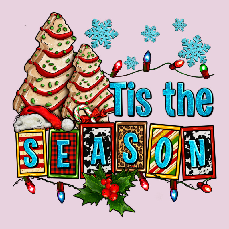 Tis The Season Christmas Tree Cake Ado Ladies Tee by AdoDesignShop | Teevron