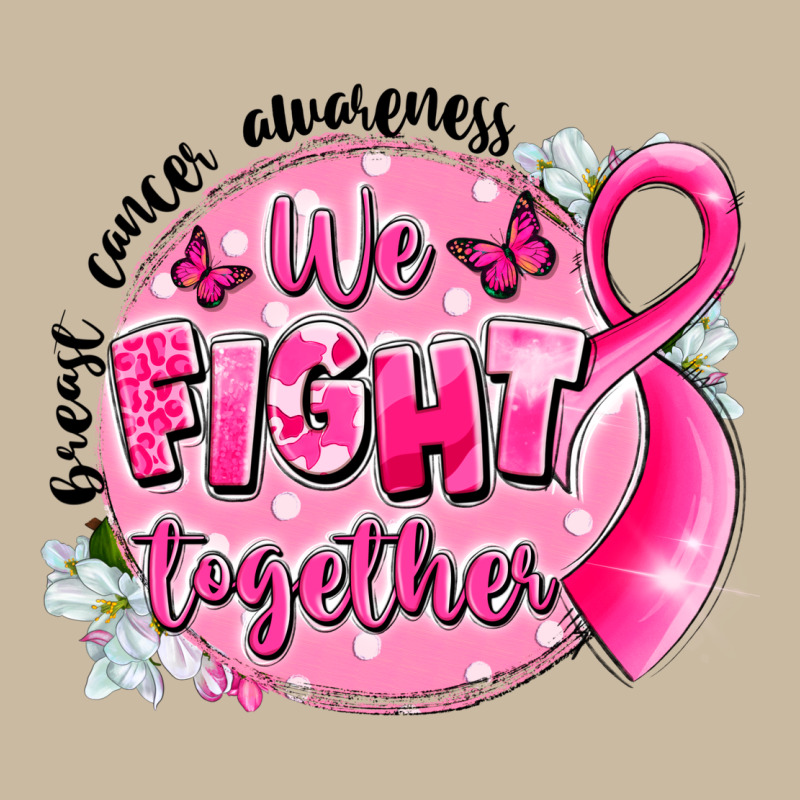 Breast Cancer Awareness We Fight Together Long Sleeve Tee by LillyAllenDesigns | Teevron