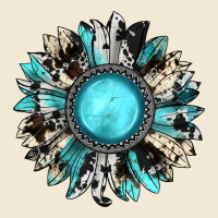 Western Sunflower Gemstone Ladies Tee | Teevron