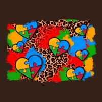 Autism Heart Background Heavy Core Tee | Teevron