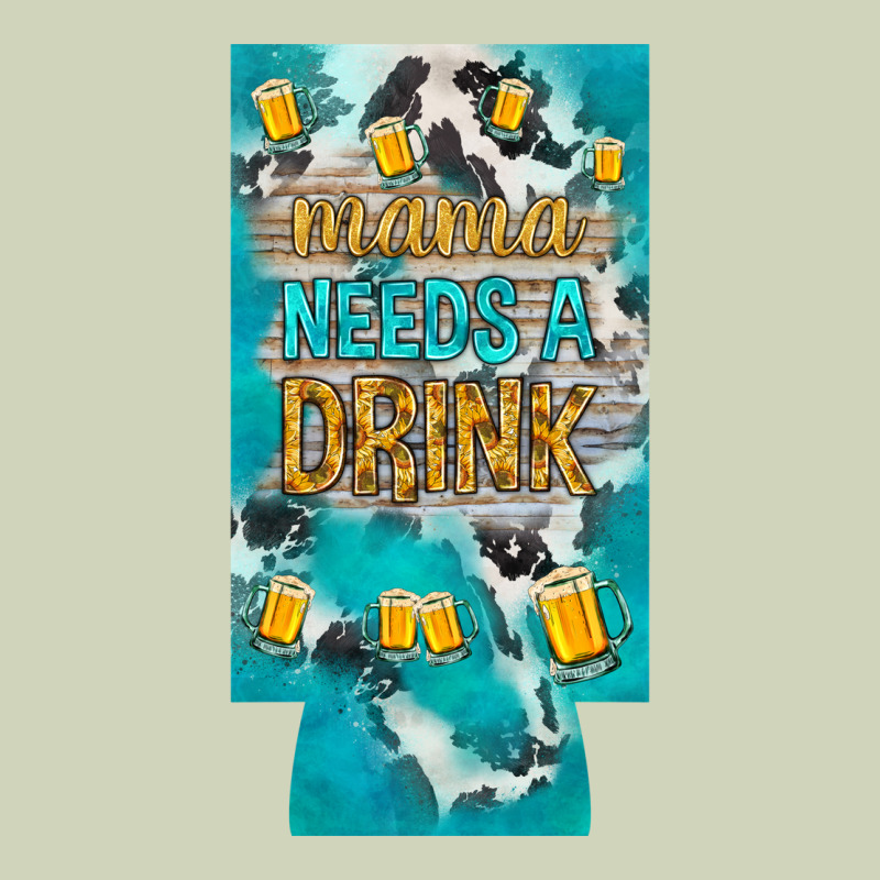 Mama Needs A Drink Slim Can Cooler Mother's Day Heavyweight Hoodie by HowdyJamesFarm | Teevron
